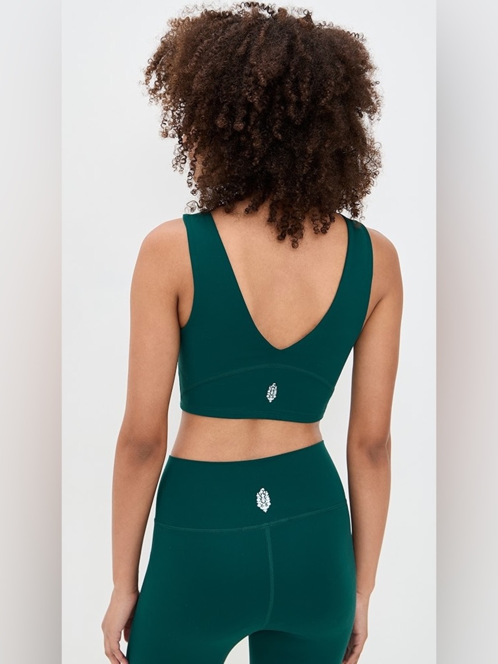 Free People FP Movement Never Better Crop Cami Evergreen Womens Athletic Tank